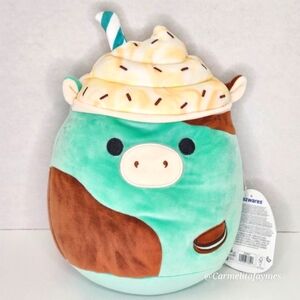 INGEBORG 🐮 Mint Chocolate Milkshake Cow Crossover Original Squishmallow NWT